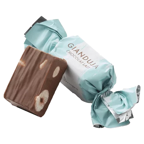 GIANDUJA AUX DEUX NOISETTES, CHOCOLAT AU LAIT