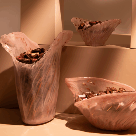 Vase Marbré PM - 800g de chocolats